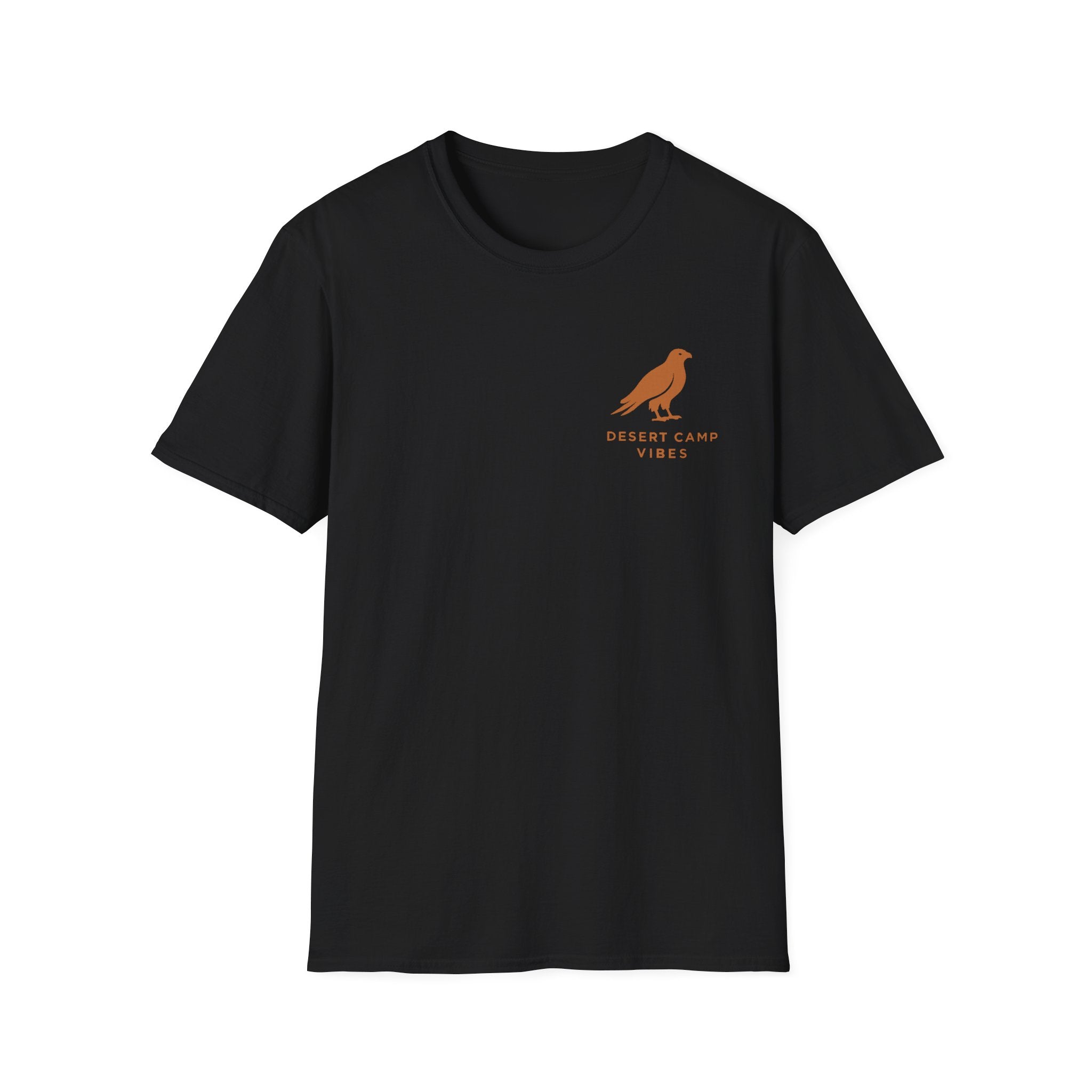 Desert Camp Vibes T-Shirt — Minimal Falcon Graphic Tee