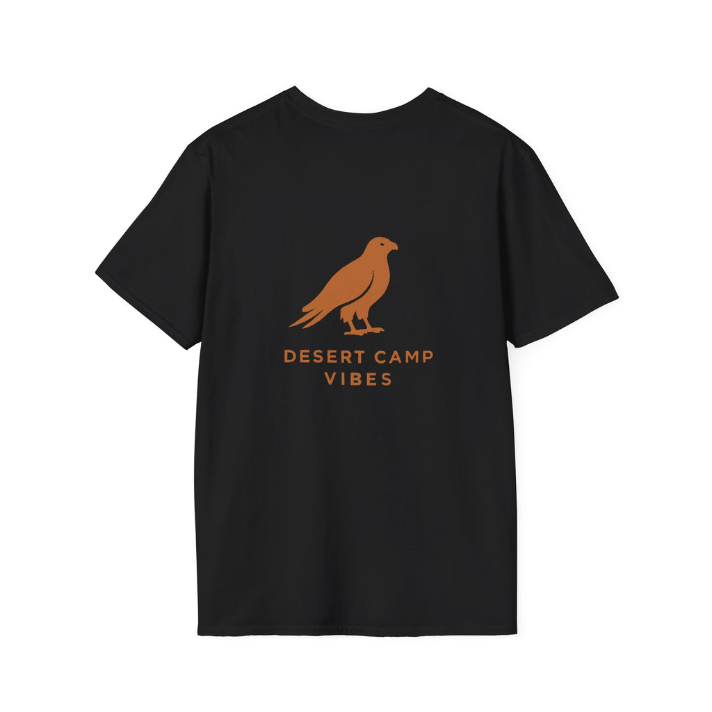 Desert Camp Vibes T-Shirt — Minimal Falcon Graphic Tee