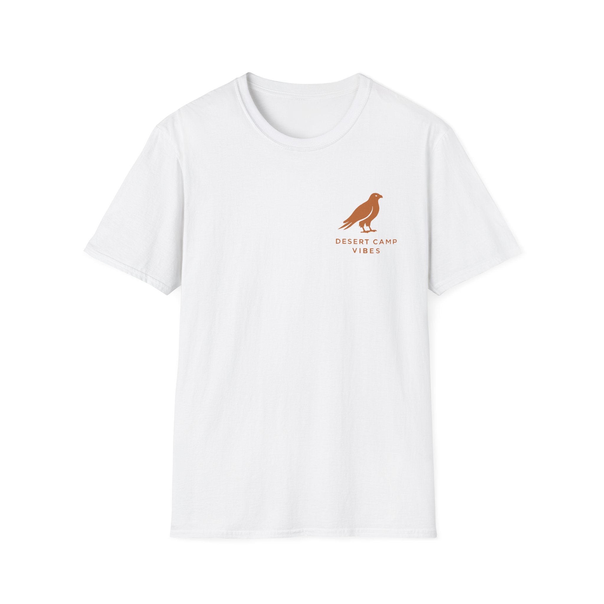 Desert Camp Vibes T-Shirt — Minimal Falcon Graphic Tee