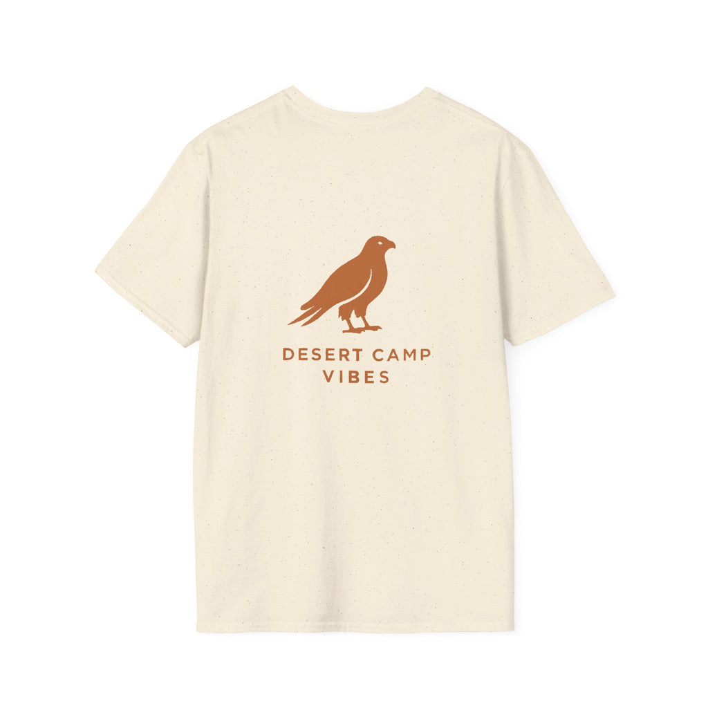 Desert Camp Vibes T-Shirt — Minimal Falcon Graphic Tee