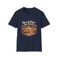 Vintage Surf Camper T-Shirt — "Home Is Where You Park It" Beach Tee