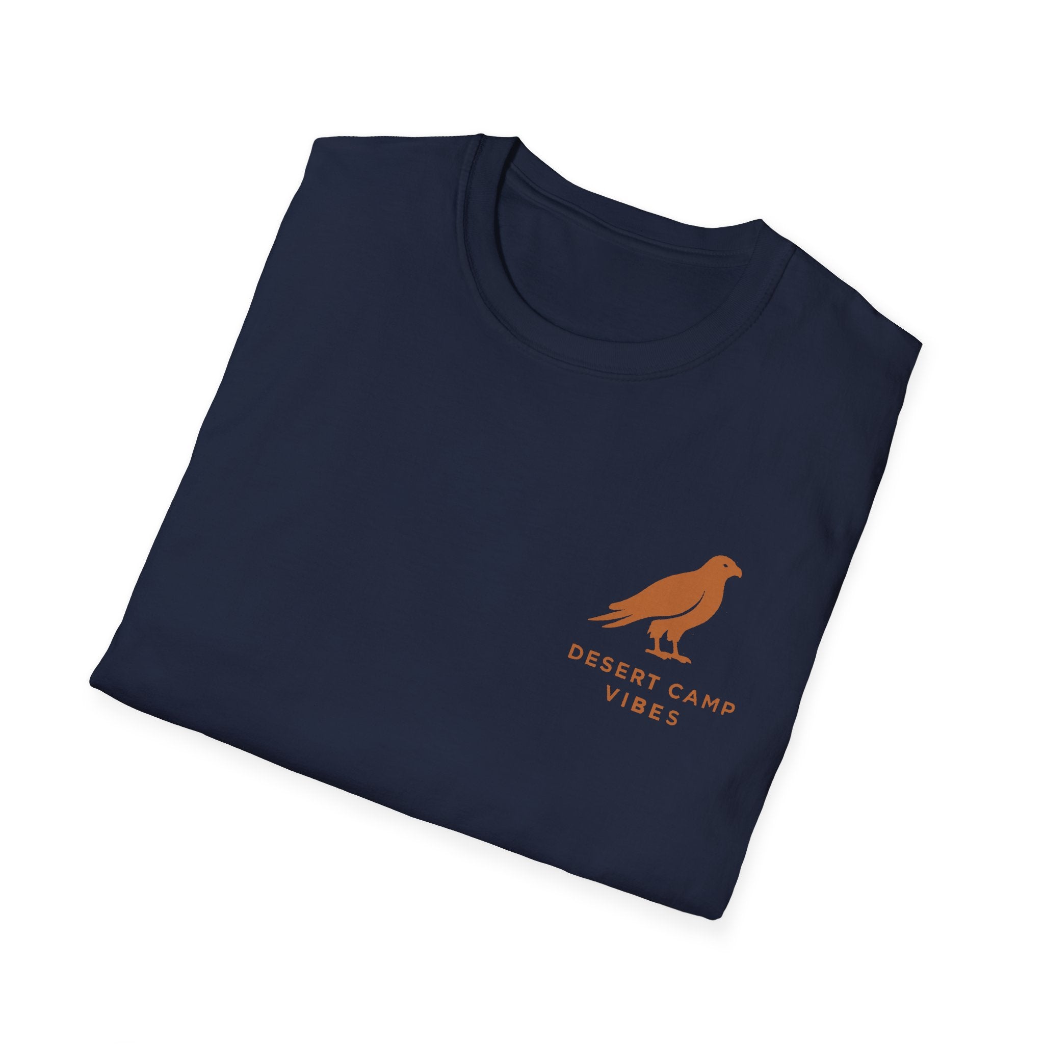 Desert Camp Vibes T-Shirt — Minimal Falcon Graphic Tee