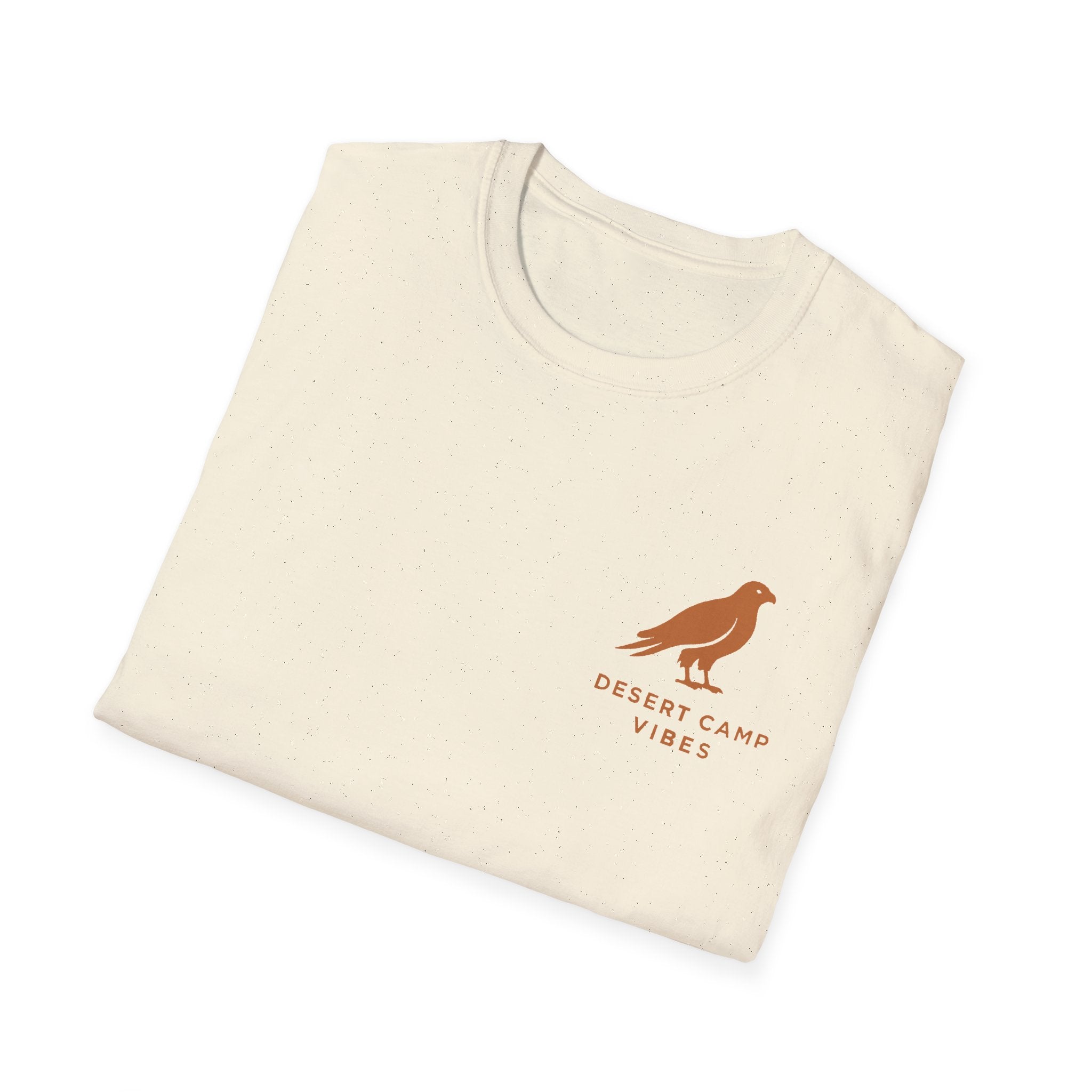 Desert Camp Vibes T-Shirt — Minimal Falcon Graphic Tee
