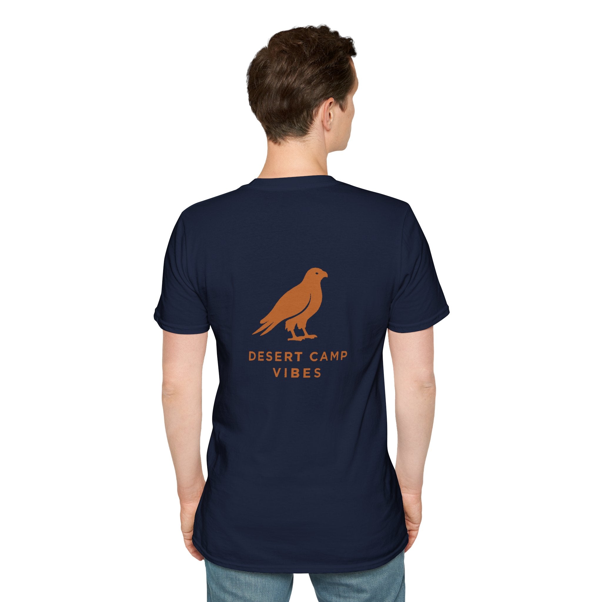 Desert Camp Vibes T-Shirt — Minimal Falcon Graphic Tee