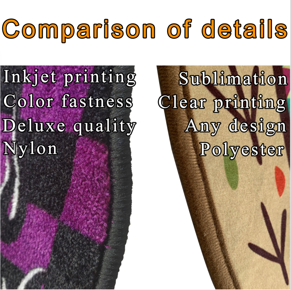 Factory Wholesale Hot Selling Personalized Waterproof Anime Rubber Universal Custom Car Floor Mats