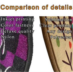 Factory Wholesale Hot Selling Personalized Waterproof Anime Rubber Universal Custom Car Floor Mats